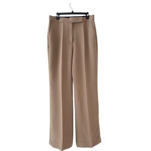 3.1 Phillip Lim Camel High Rise Tailored Wide Leg Trousers Pants Size 12